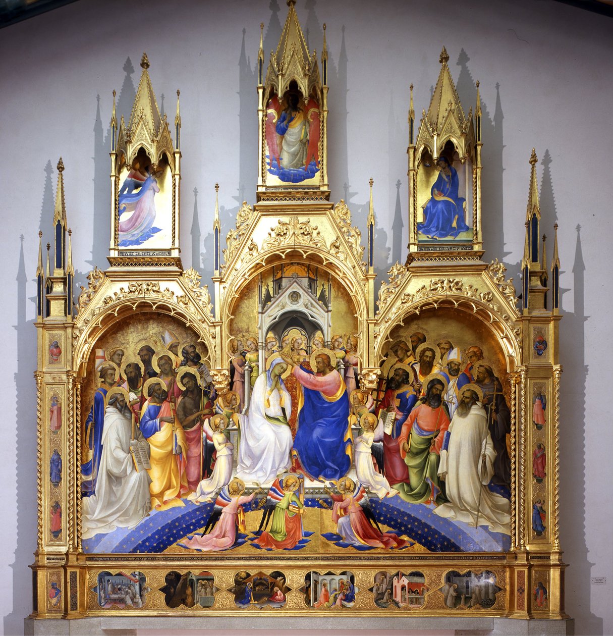 Kroning van de Maagd door Lorenzo Monaco