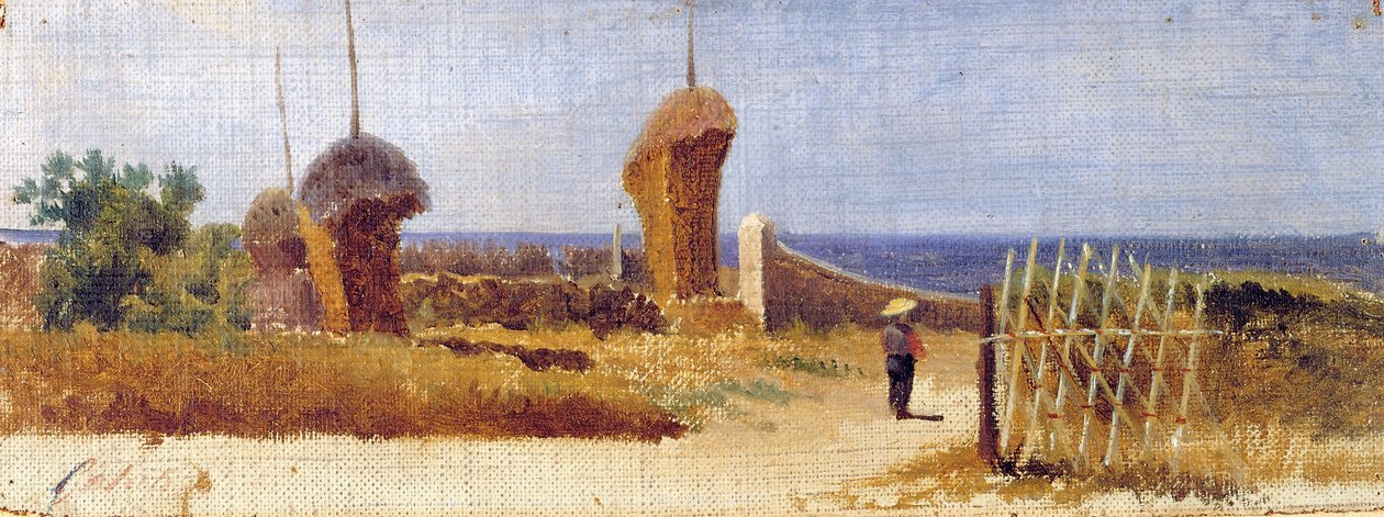 Castiglioncello, c.1862-63 door Lorenzo Gelati