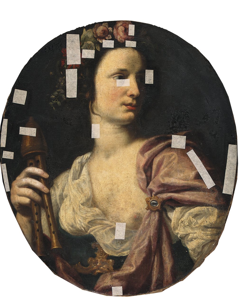 De muze Euterpe door Lorenzo Lippi