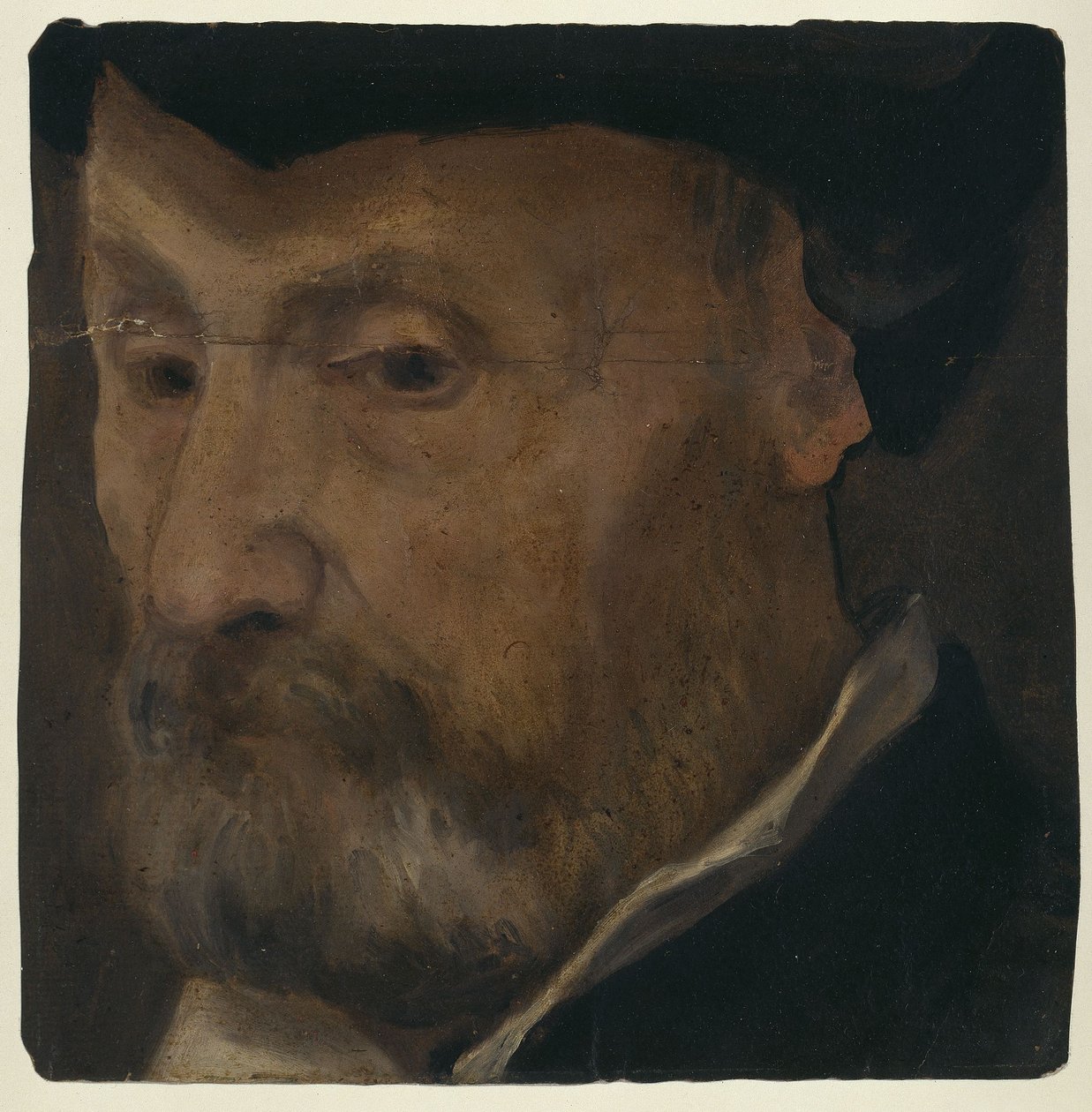 Portret van een man door Lorenzo Lotto