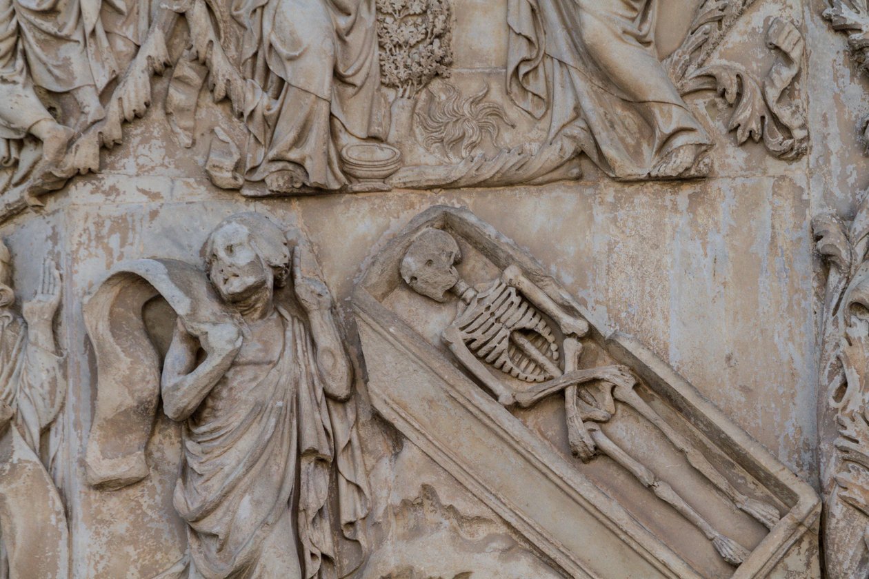 Profeet Ezechiël (detail) door Lorenzo Maitani