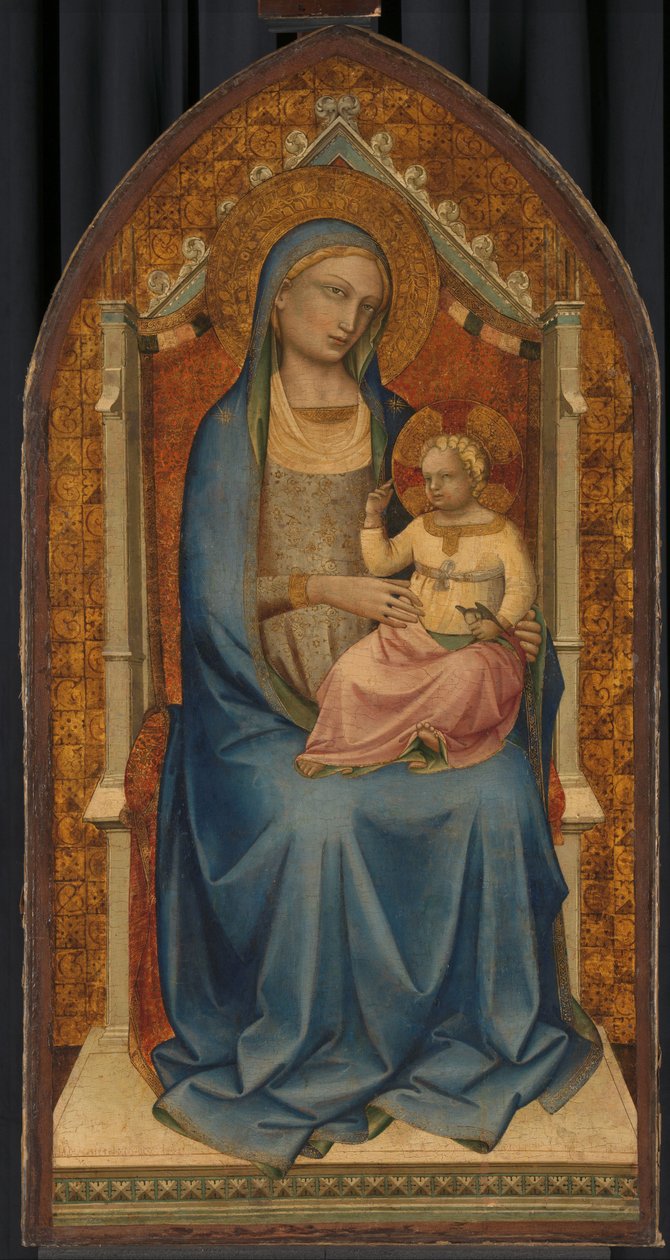 Maagd en Kind door Lorenzo Monaco (school of)