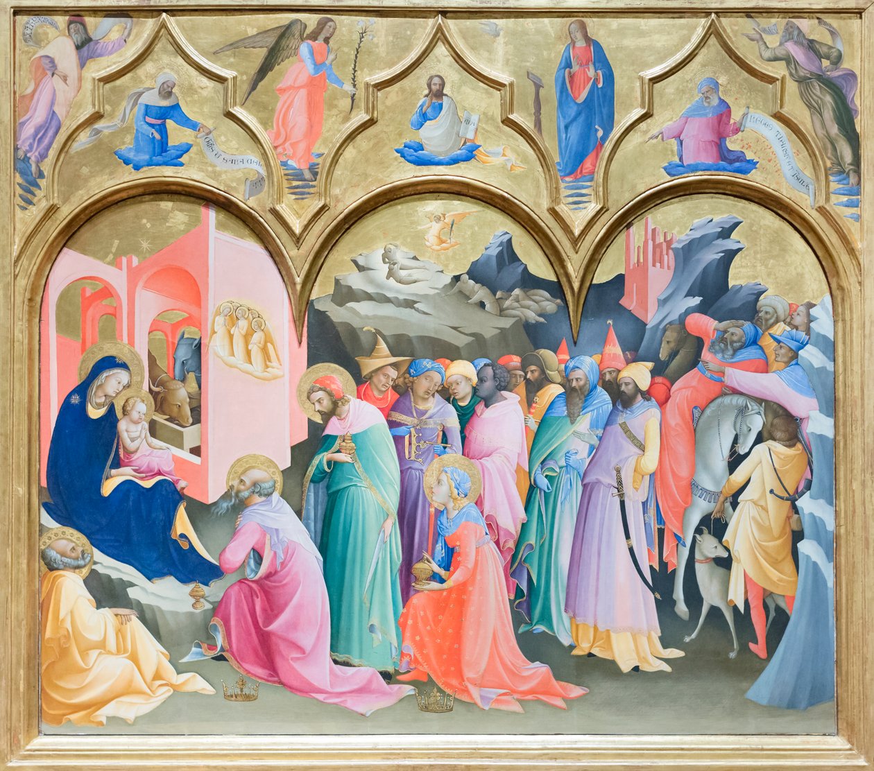 Aanbidding der wijzen door Lorenzo Monaco