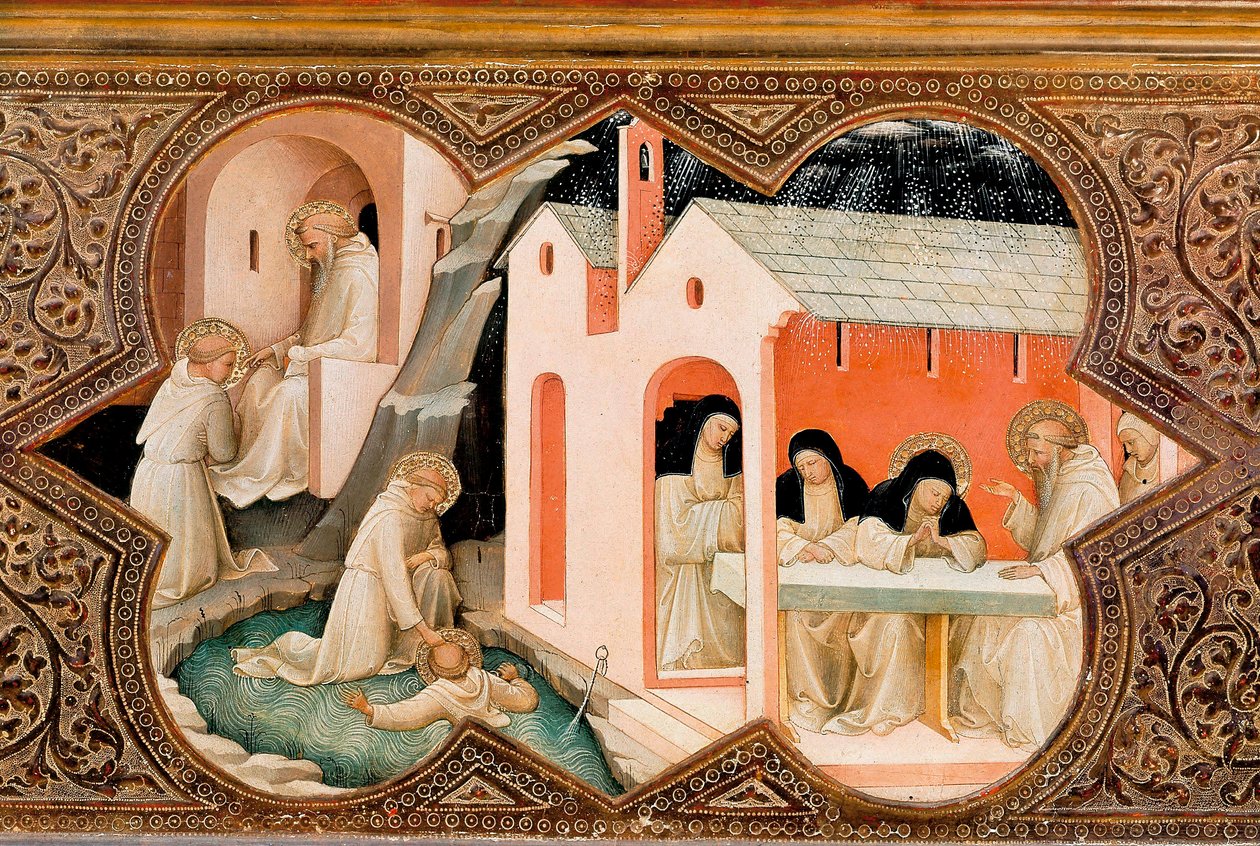 Altaarstuk van de Kroning van de Maagd door Lorenzo Monaco
