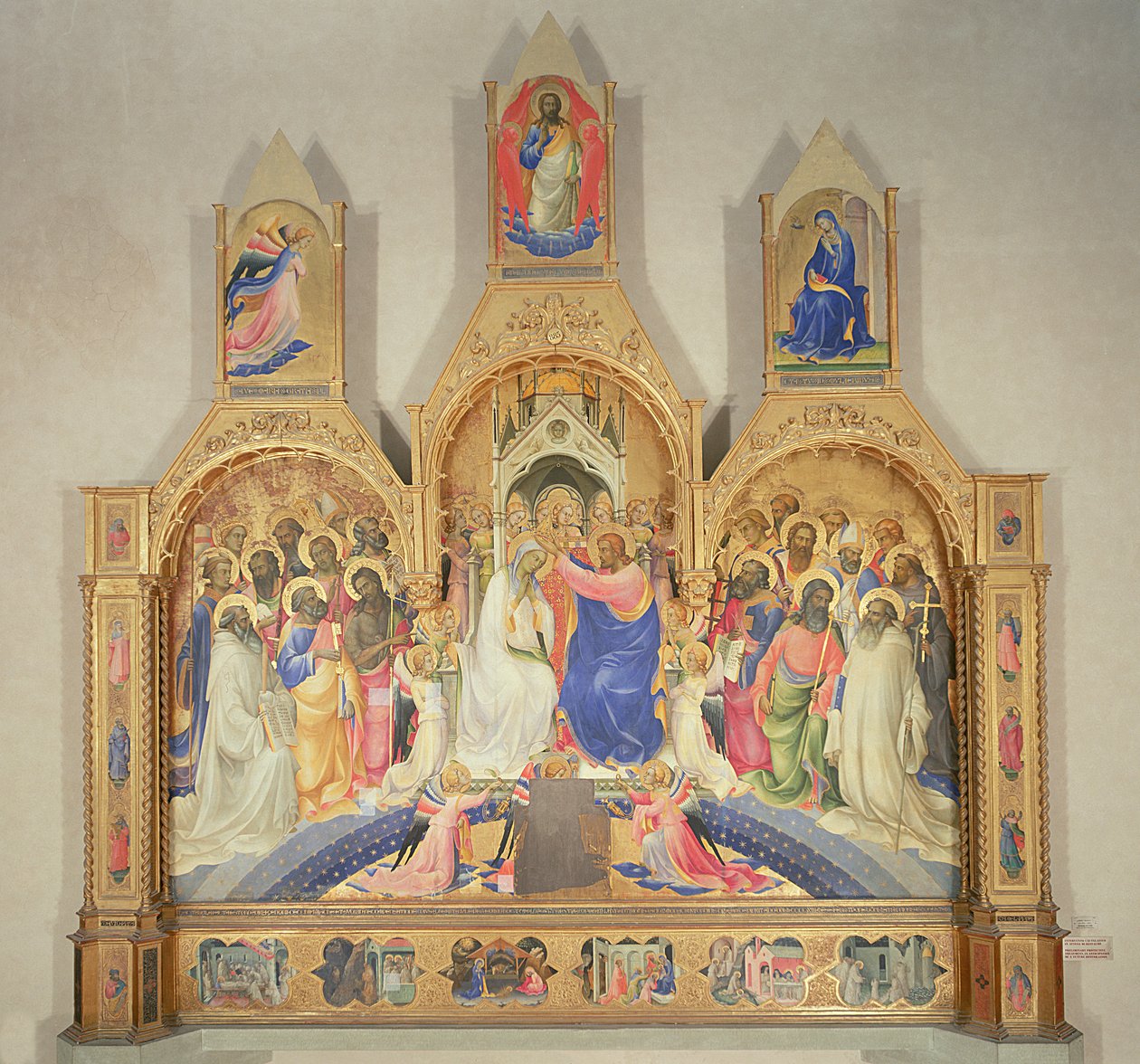 Kroning van de Maagd, 1414 door Lorenzo Monaco