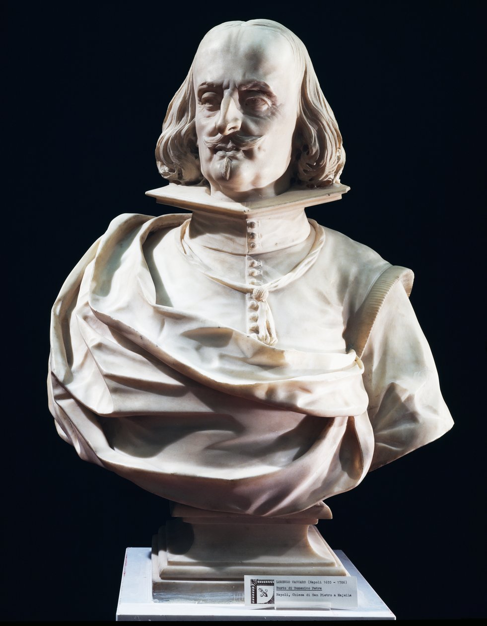 Marmeren buste van Domenico Petra, door Lorenzo Vaccaro door Lorenzo Vaccaro