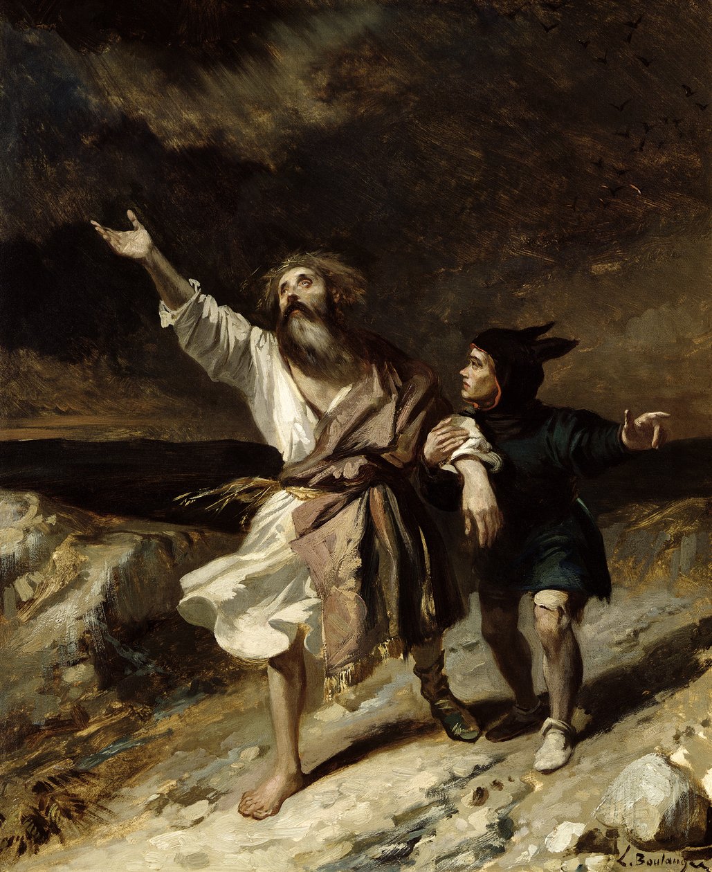 Koning Lear en de nar in de storm, Act III Scene 2 uit 