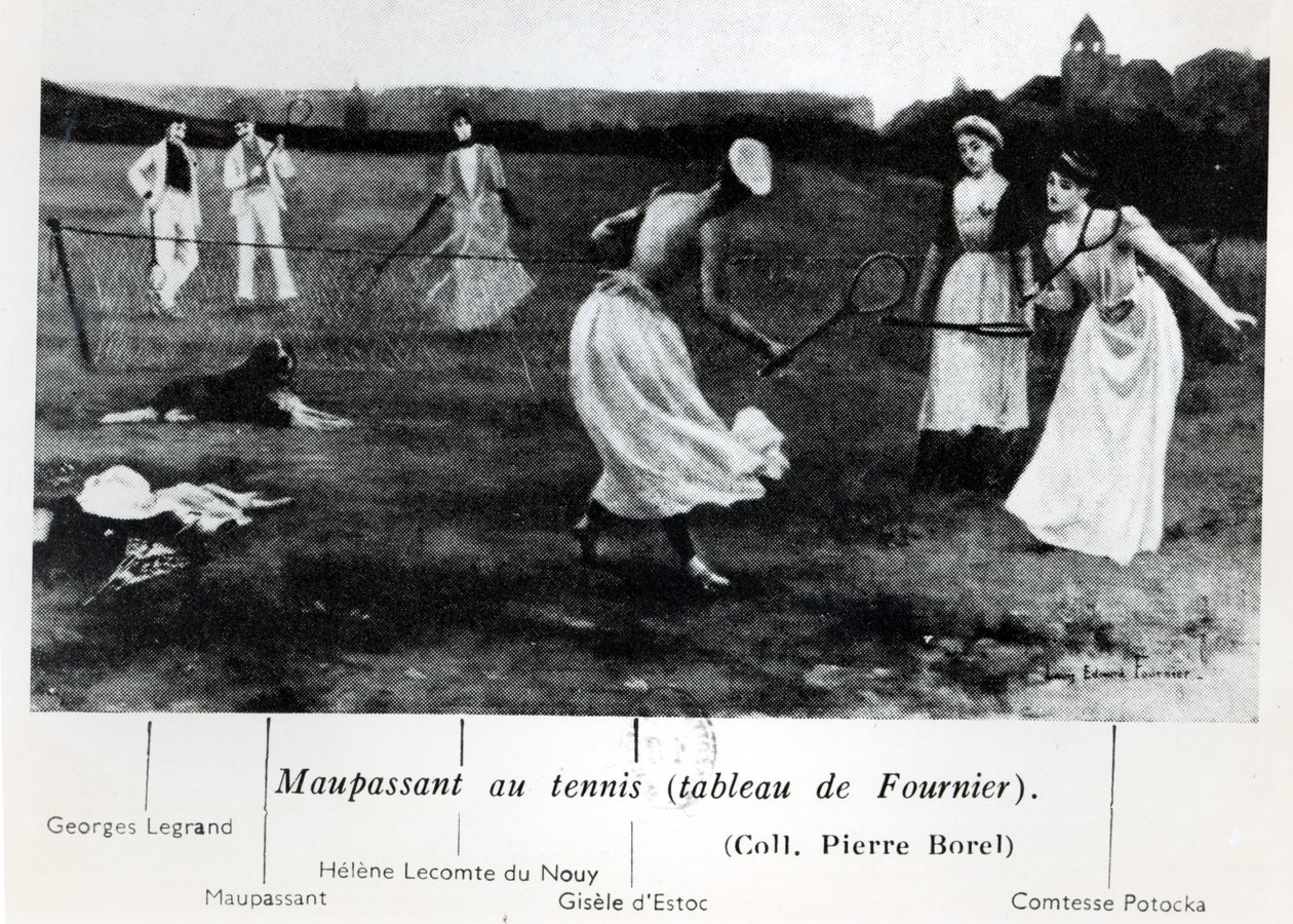 Guy de Maupassant (1850-93) Tennisspelend, uit 