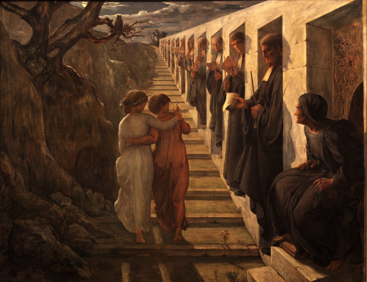 Gedicht van de Ziel - Slechte Weg door Louis Janmot