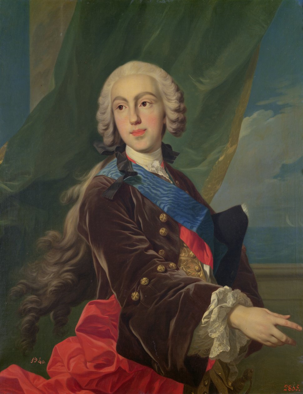 De Infante Filips van Bourbon, hertog van Parma door Louis Michel van Loo