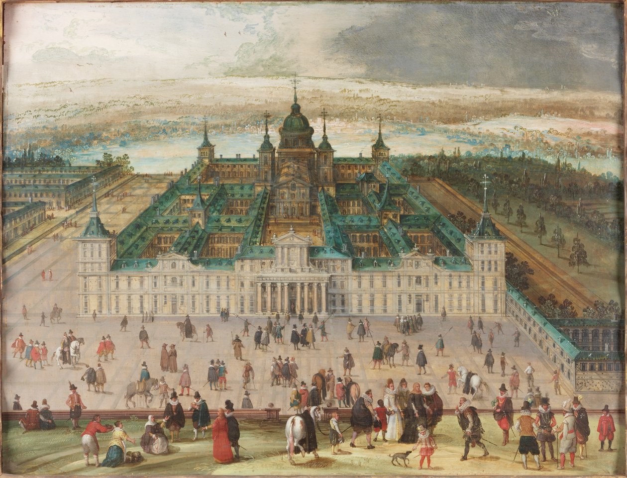 Het Escorial door Louis de Caullery