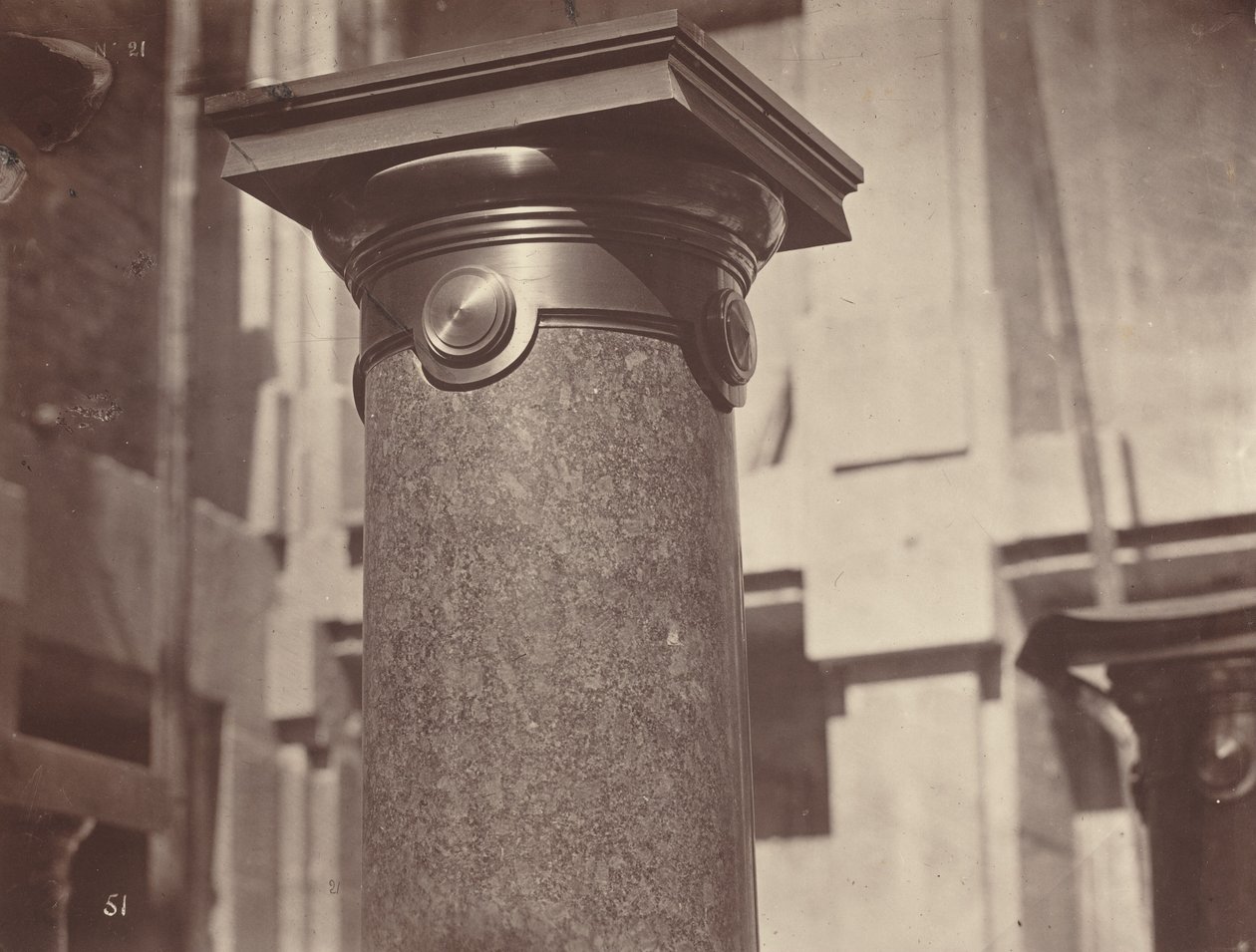 Rostral Column,1868, gedrukt 1878-1881 (foto) door Louis Emile Durandelle