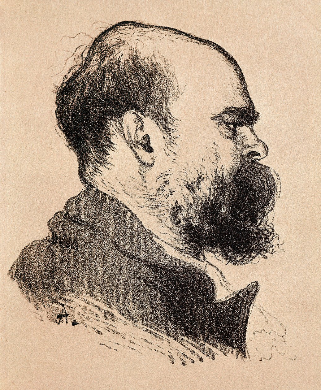 Portret van Paul Verlaine door Louis Anquetin