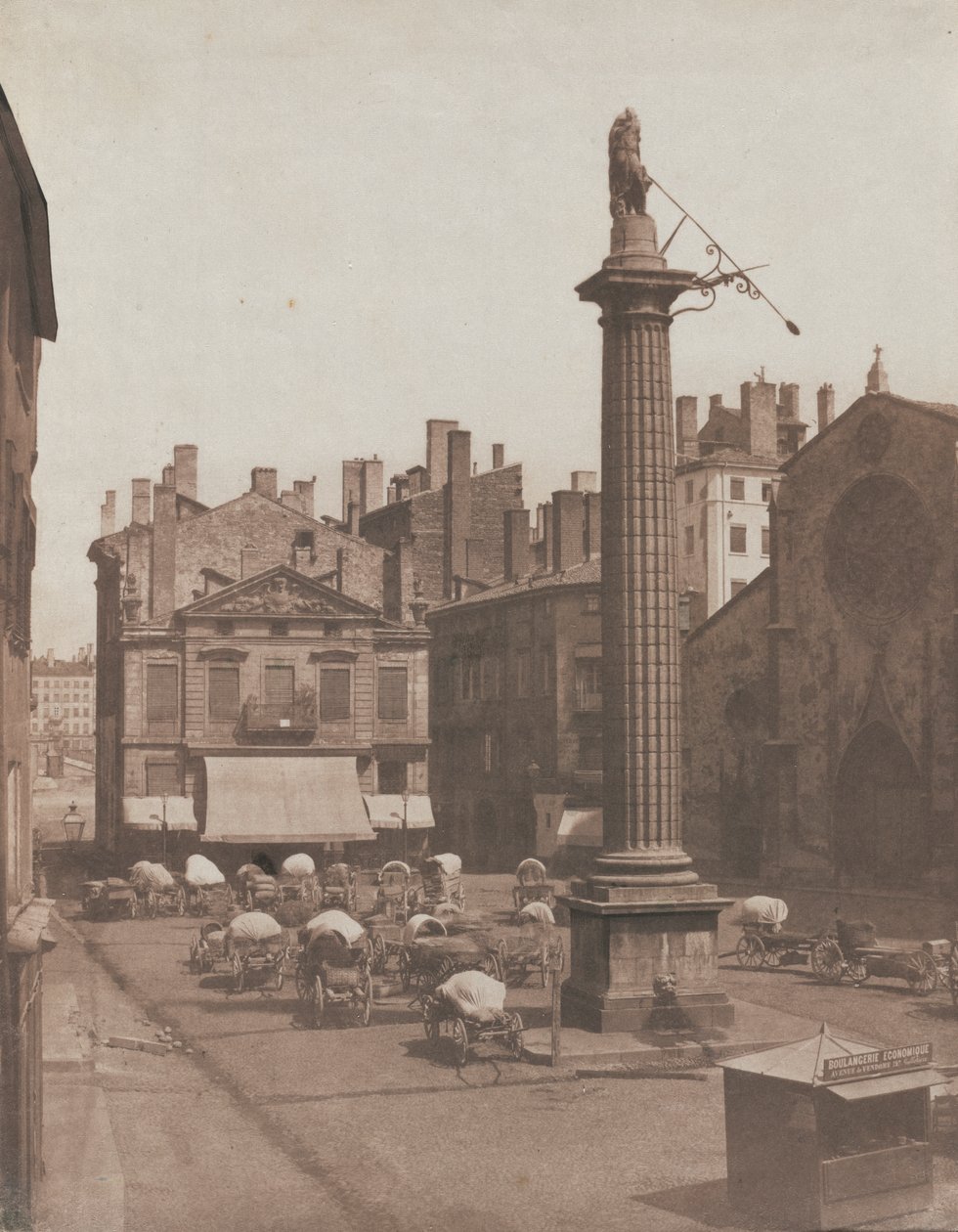 Zonder titel (Place des Cordeliers) door Louis Antoine Froissart