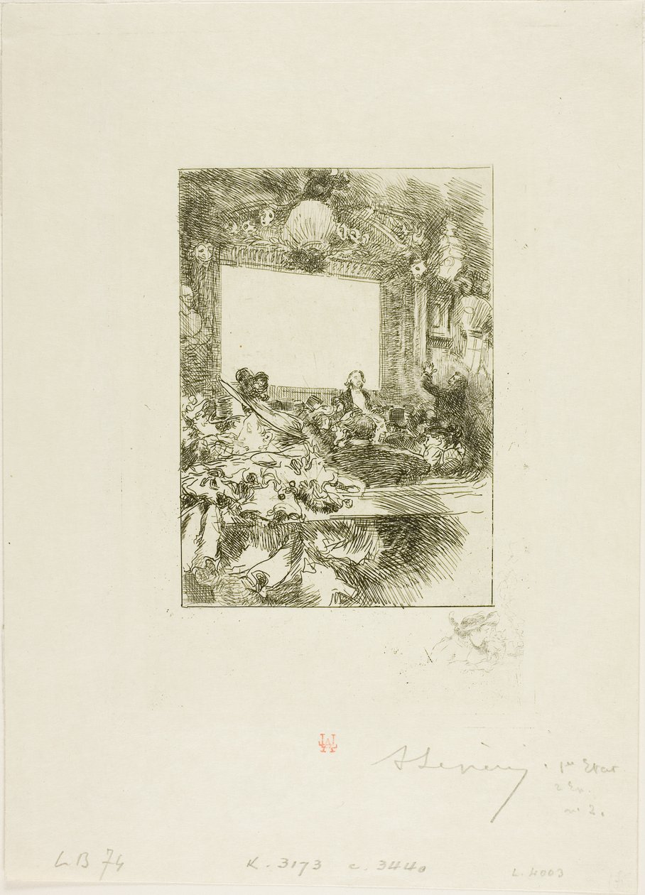 In de Chat Noir door Louis Auguste Lepère