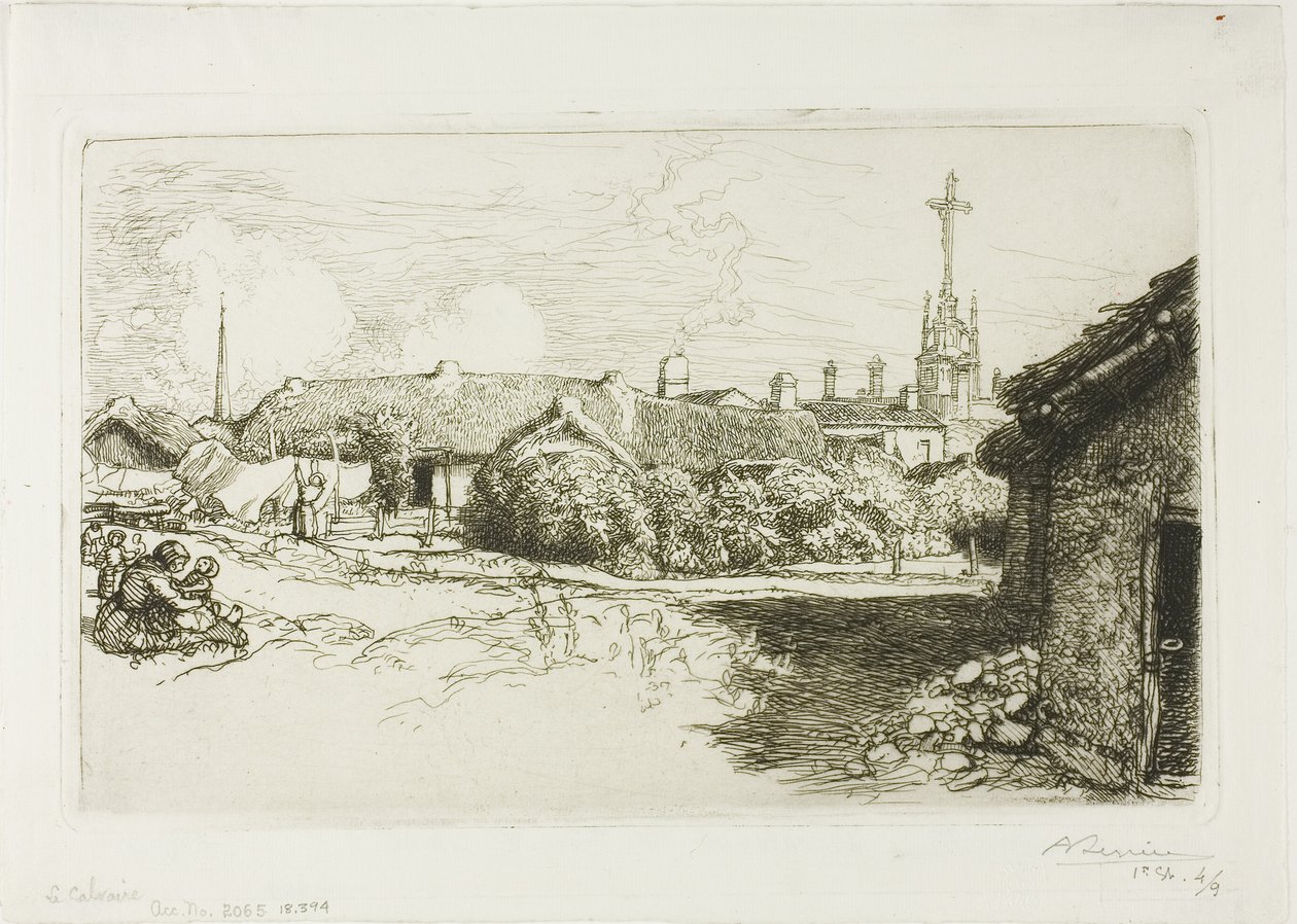 Het lijden door Louis Auguste Lepère