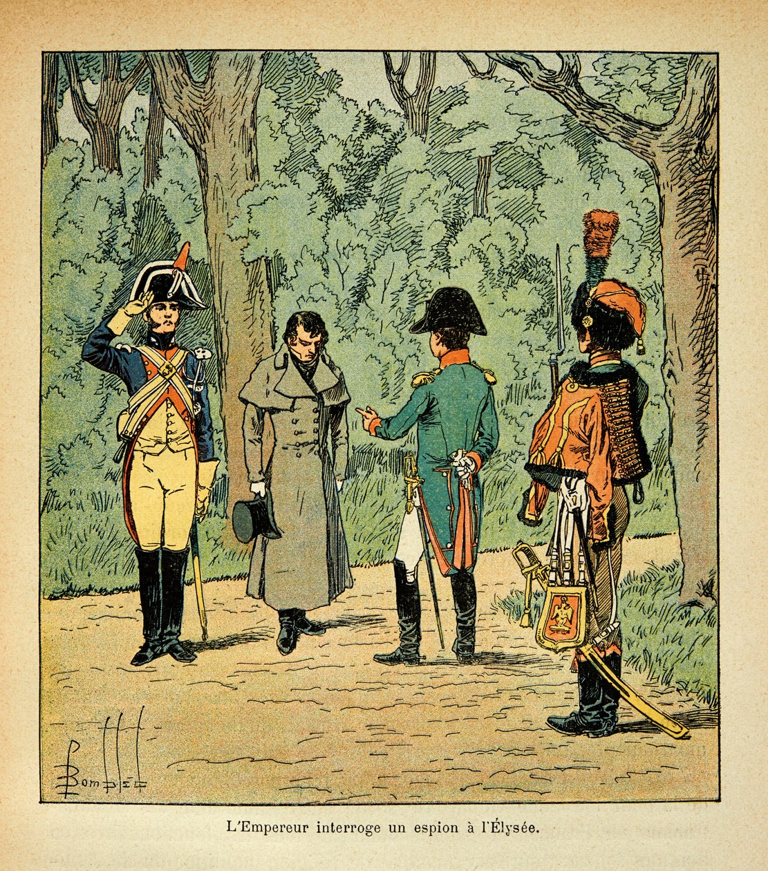 Illustratie door Louis Bombled uit het boek 