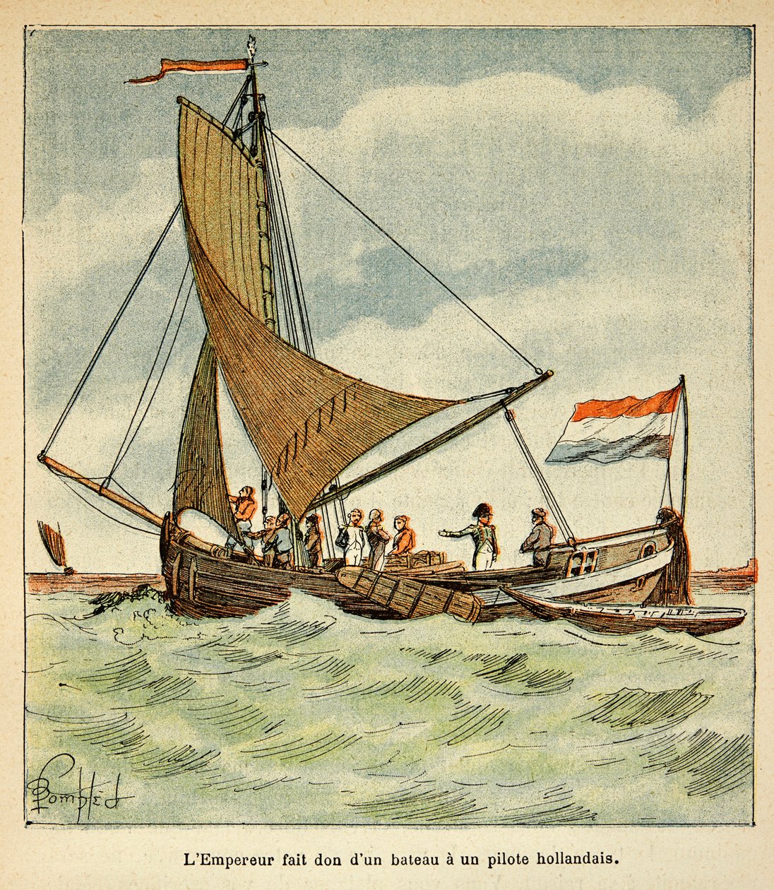 Illustratie door Louis Bombled uit het boek 