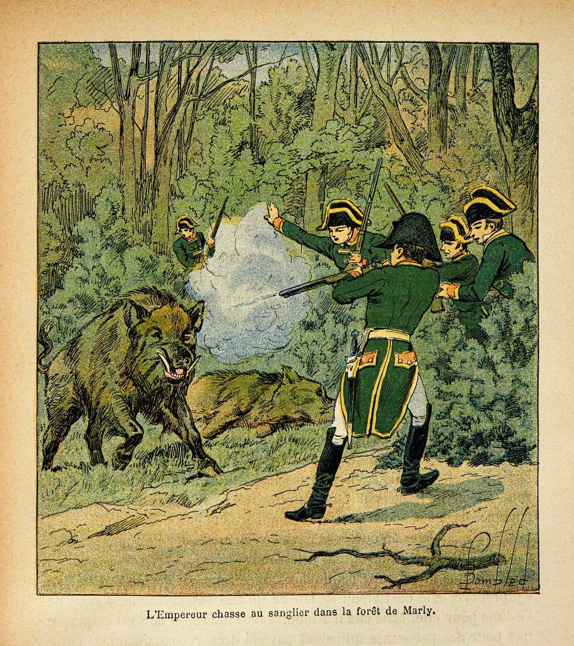 Illustratie van Bombled Louis (1862-1927) uit het boek 
