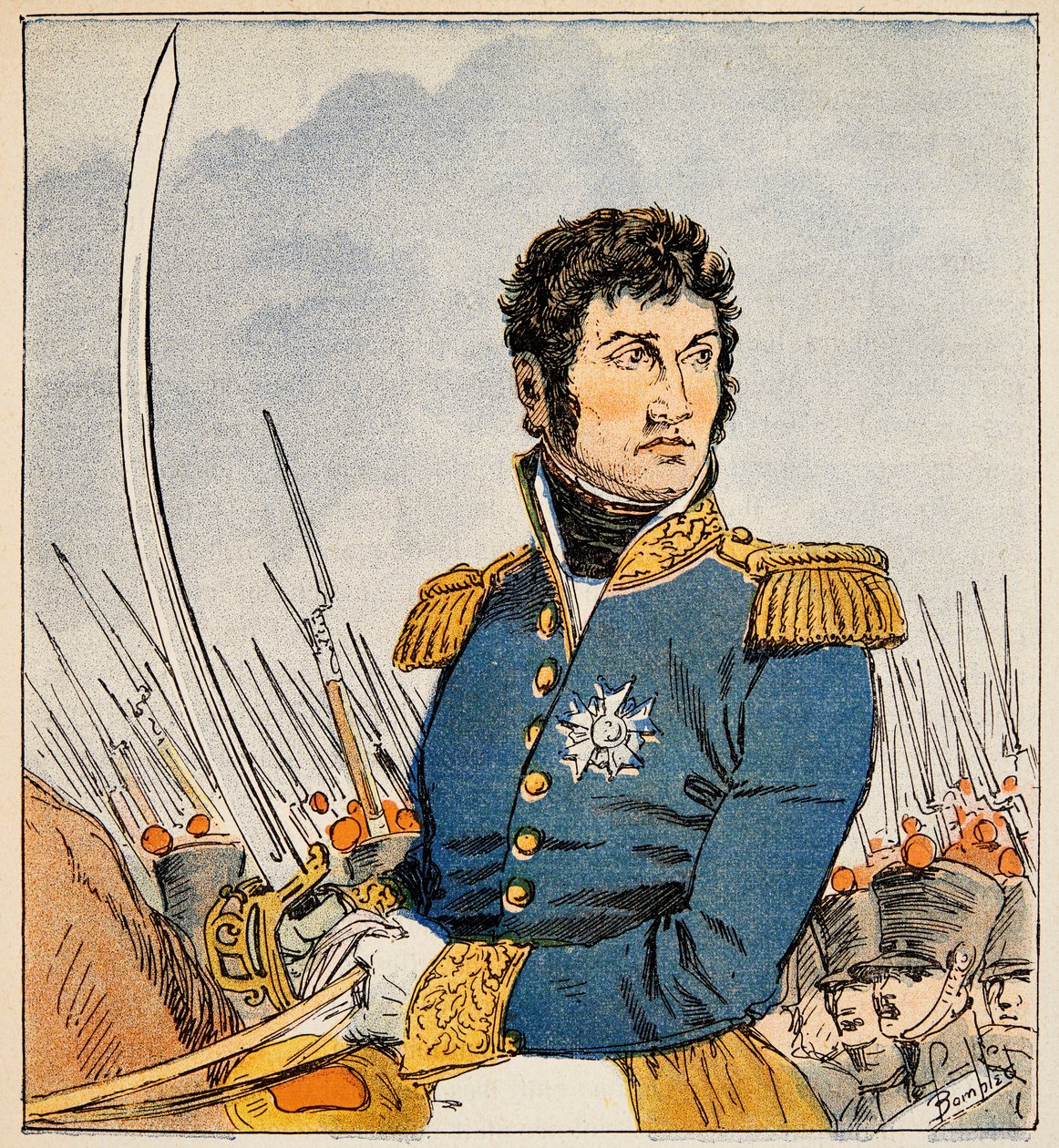 Illustratie van Louis Bombled (1862-1927) uit het boek 