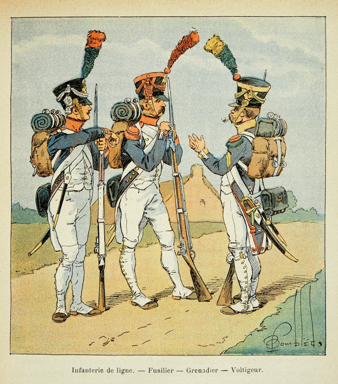 Illustratie van Louis Bombled (1862-1927) uit het boek 