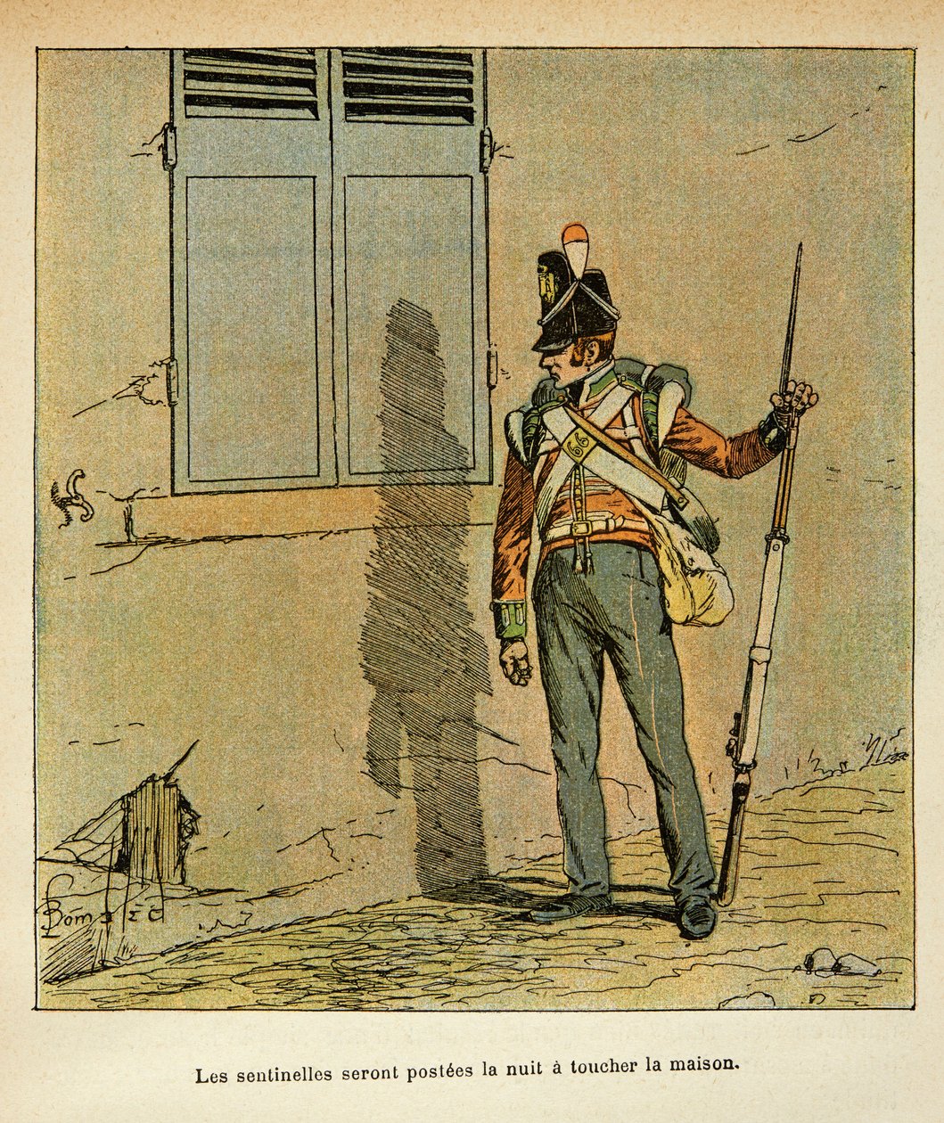 Illustratie van Louis Bombled (1862-1927) uit het boek 