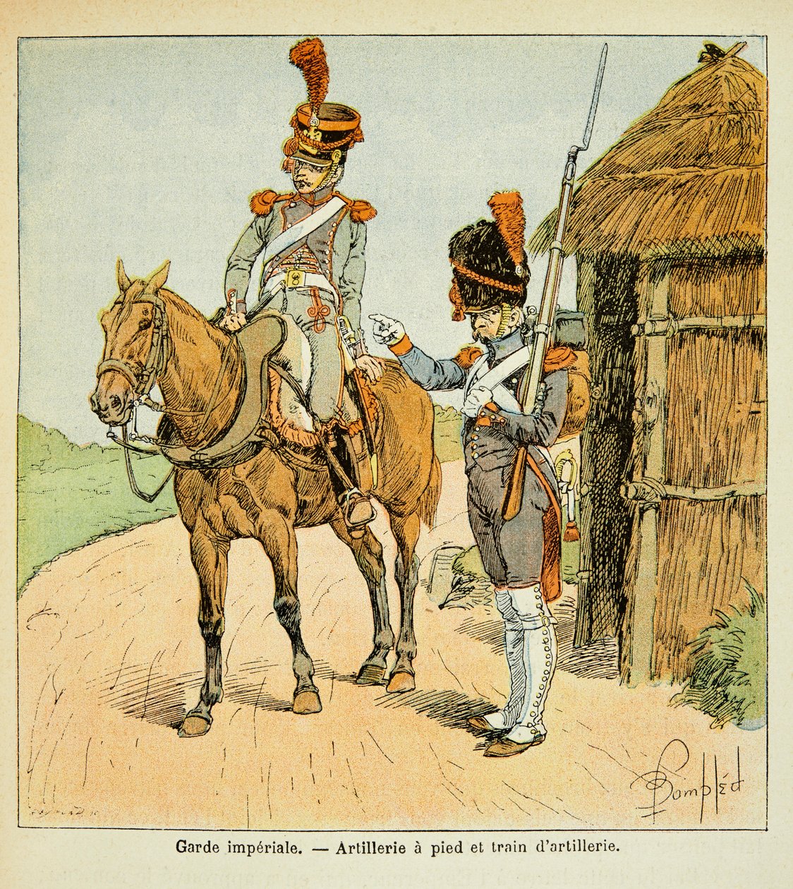 Illustratie door Louis Bombled uit het boek 