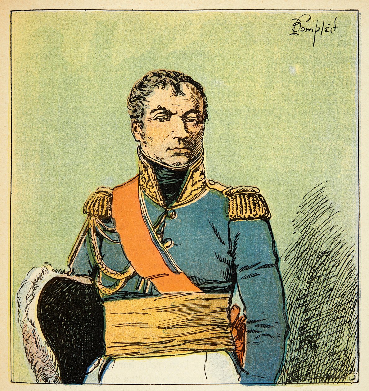 Illustratie door Louis Bombled (1862-1927) uit het boek 