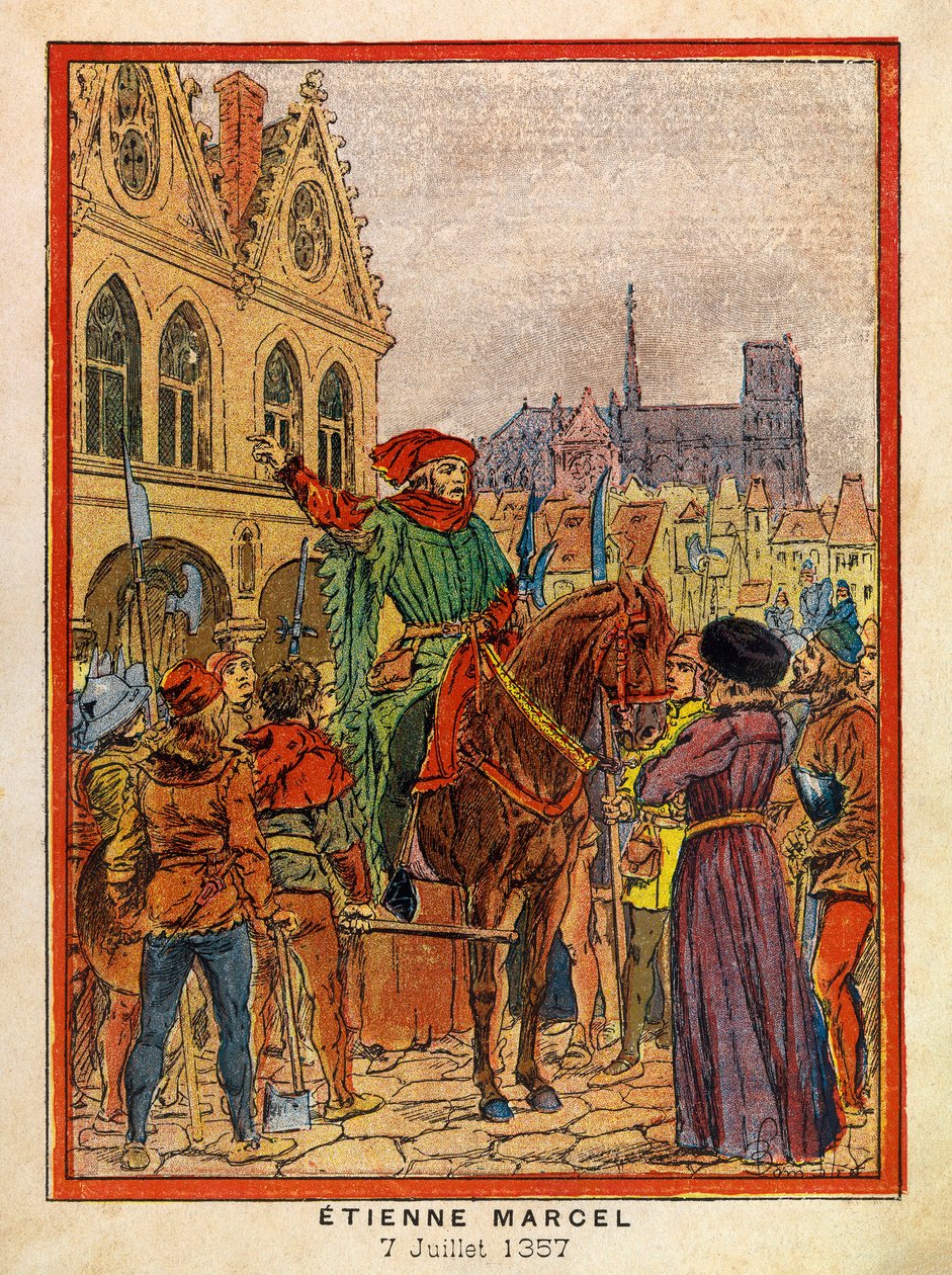 De Grote Dagen van het Stadhuis van Parijs door A. Mercier, geïllustreerd door Louis Bombled: Op 7 juli door Louis Charles Bombled