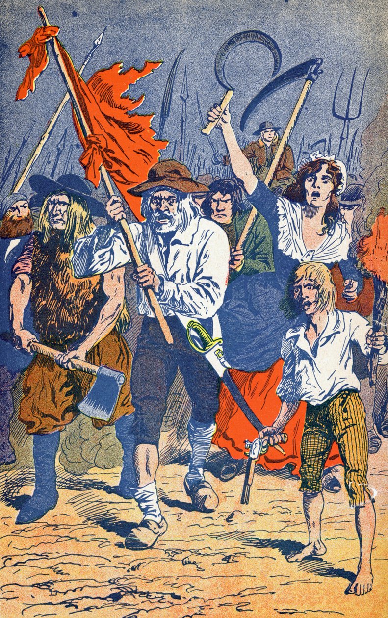 Boerenopstand voor de Franse Revolutie door Louis Charles Bombled