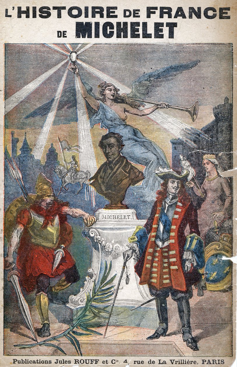 De Geschiedenis van Frankrijk, door Michelet, ca. 1900 (illustratie) door Louis Charles Bombled