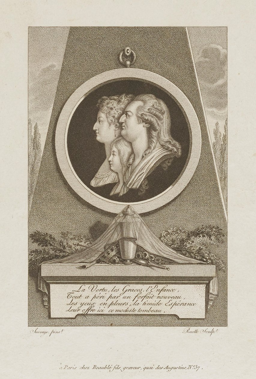 Deugd, genaden, kindertijd door Louis Charles Ruotte