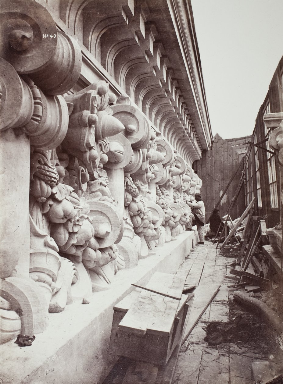Stage Frieze and Cornice door Louis Emile Durandelle