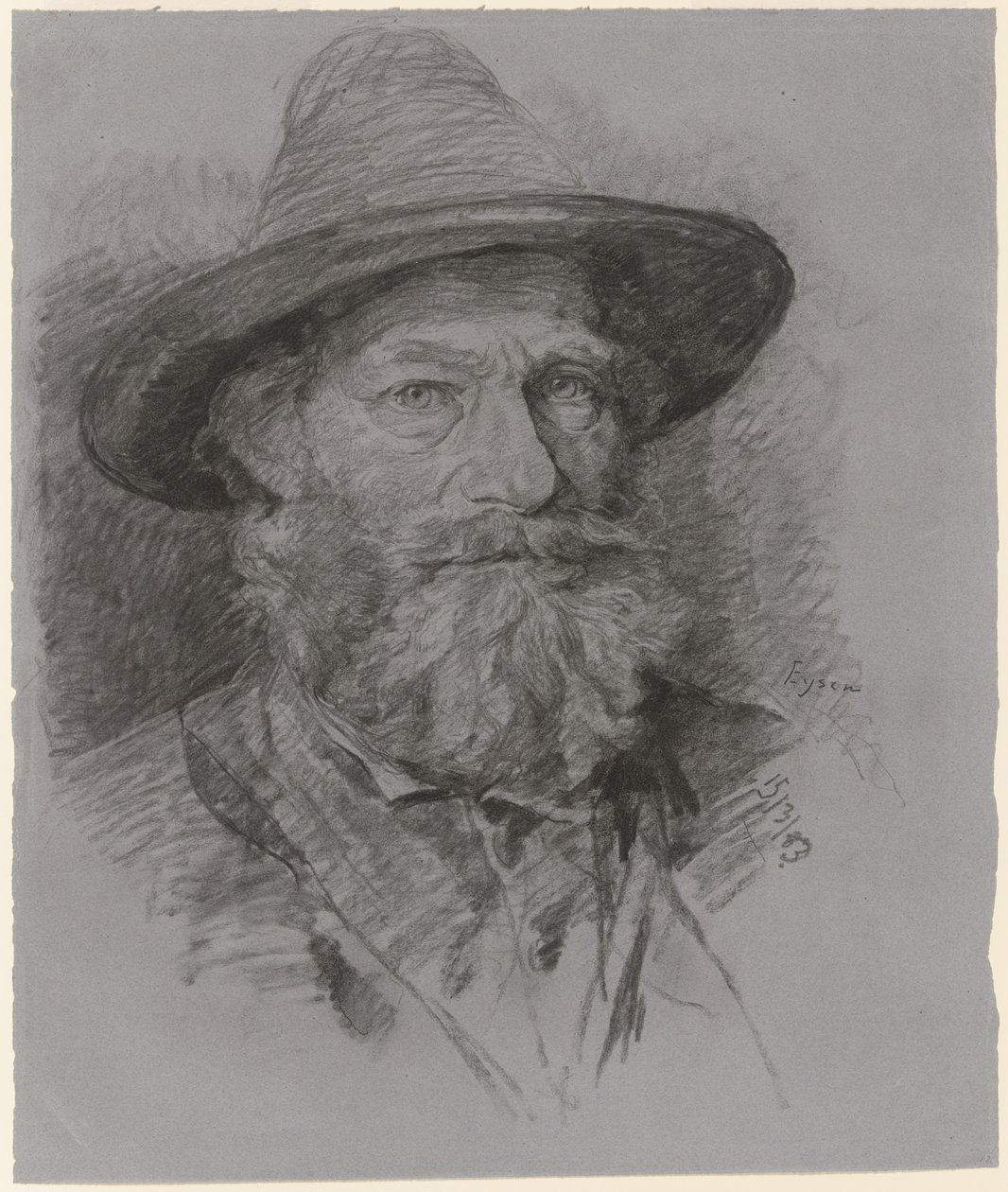 Portret van neef Hils door Louis Eysen