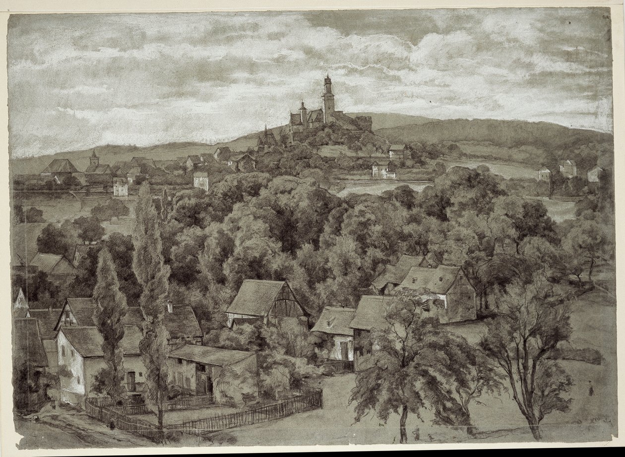 Gezicht op Kronberg door Louis Eysen