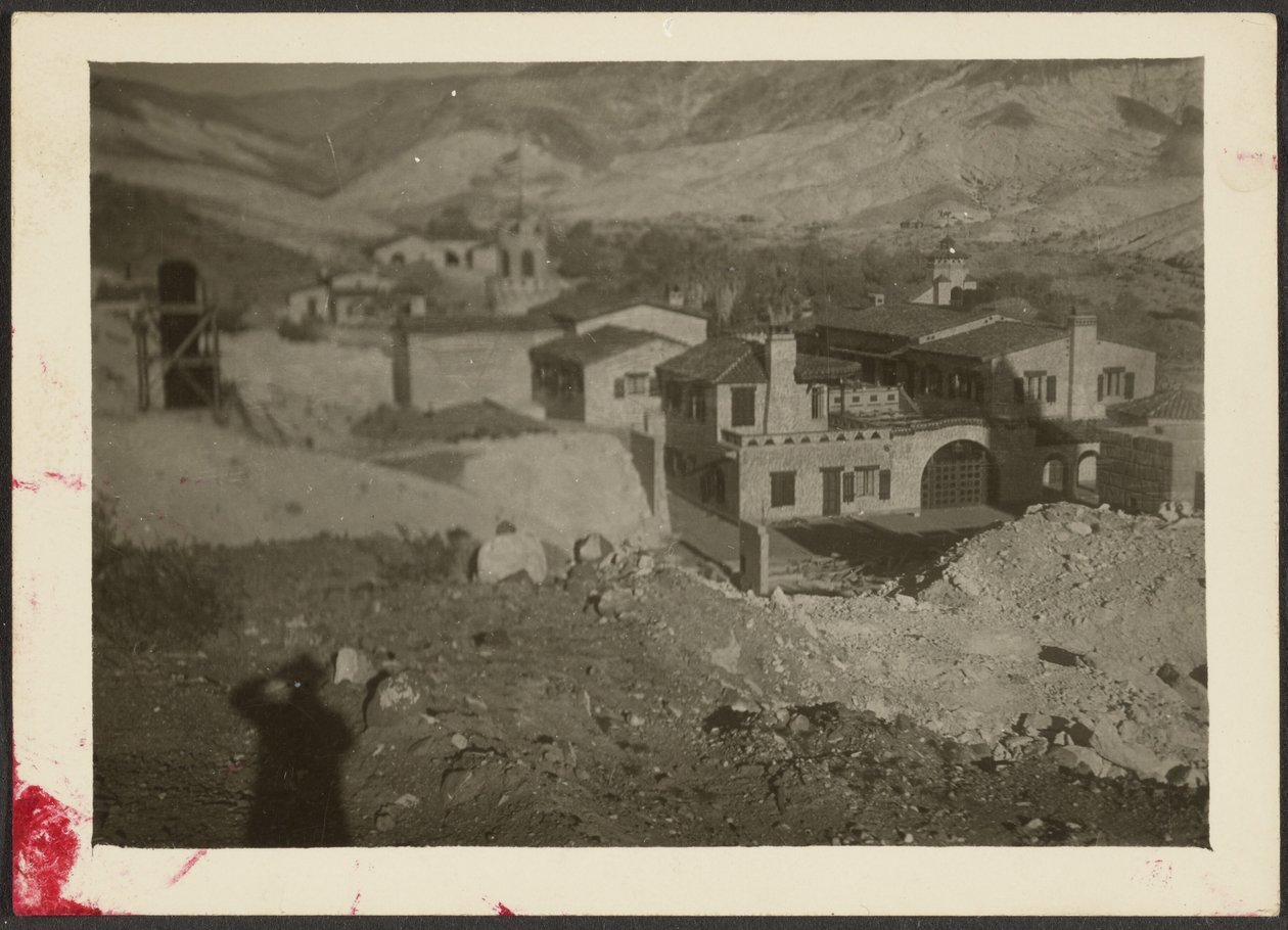 [Landschap met gebouwen] door Louis Fleckenstein