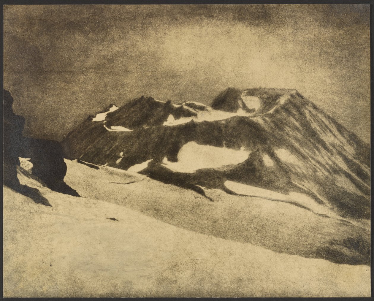 Mt. Shasta krater door Louis Fleckenstein