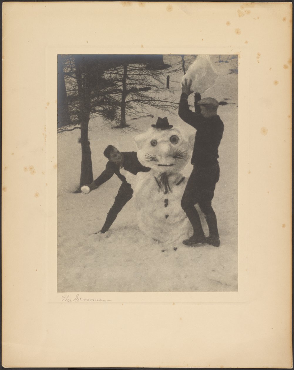 De sneeuwpop door Louis Fleckenstein