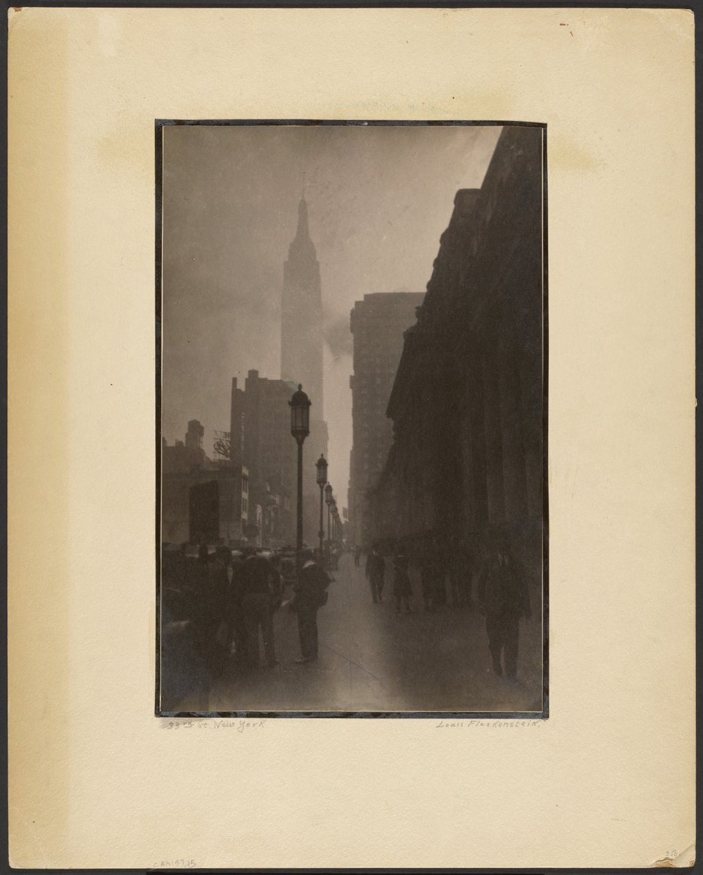 Drieëndertigste Straat, New York door Louis Fleckenstein