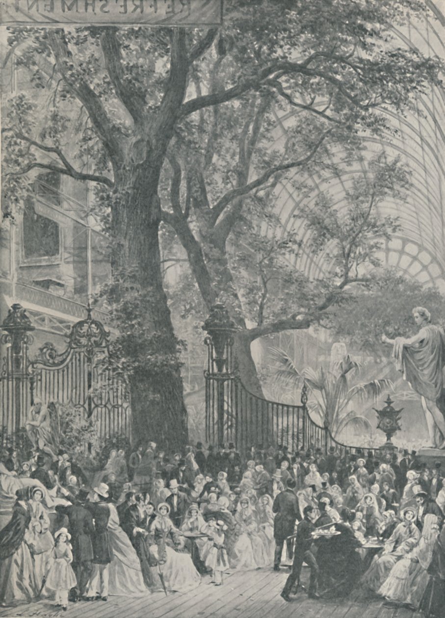 Op de Grote Tentoonstelling, 1851, 1920 door Louis Haghe
