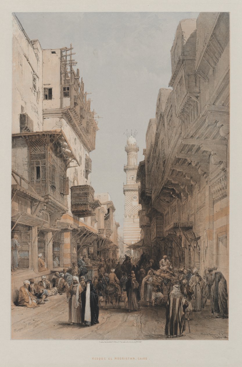 Egypte en Nubië, Deel III: Moskee el Mooristan, Caïro door Louis Haghe