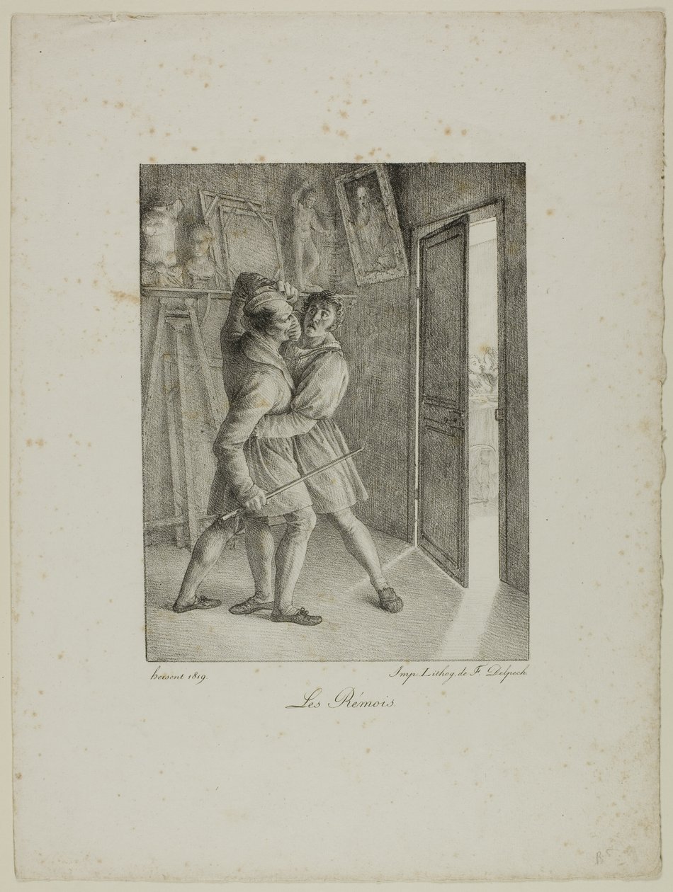 De mannen uit Reims door Louis Hersent