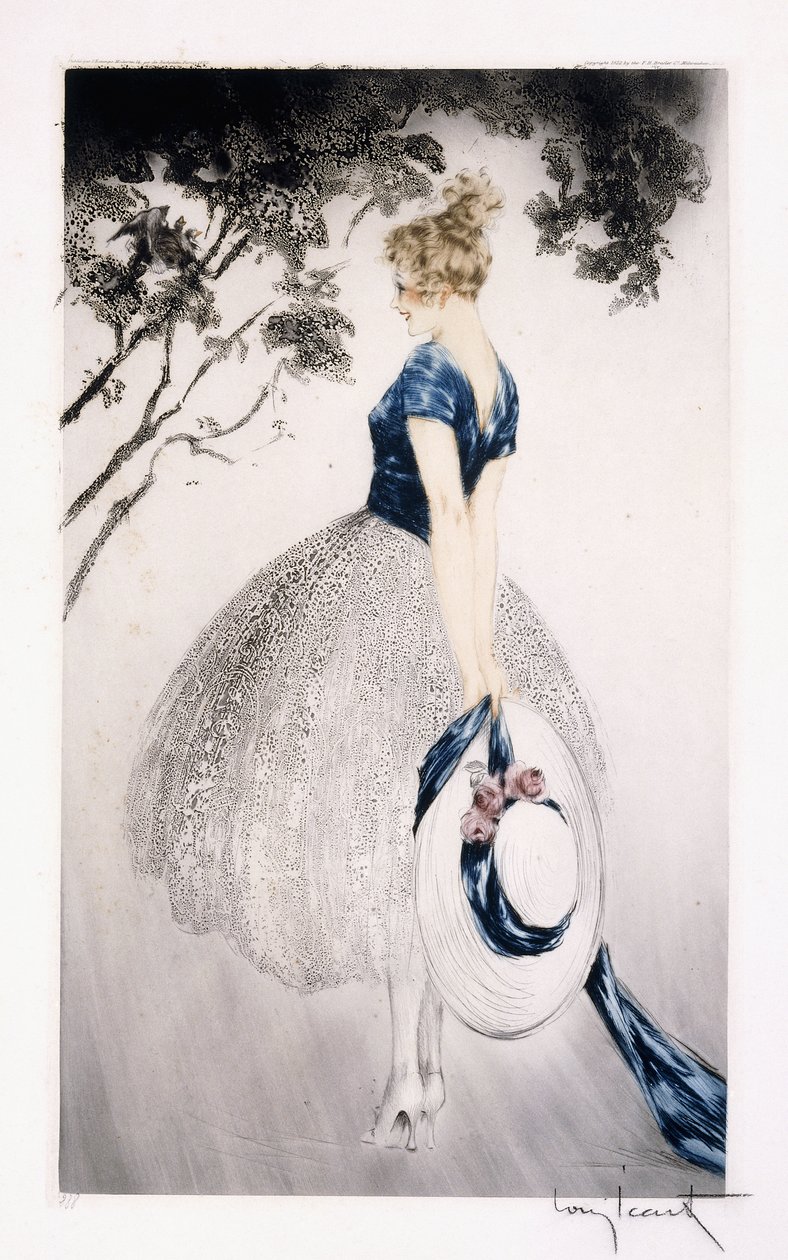In het Nest, c.1922 door Louis Icart