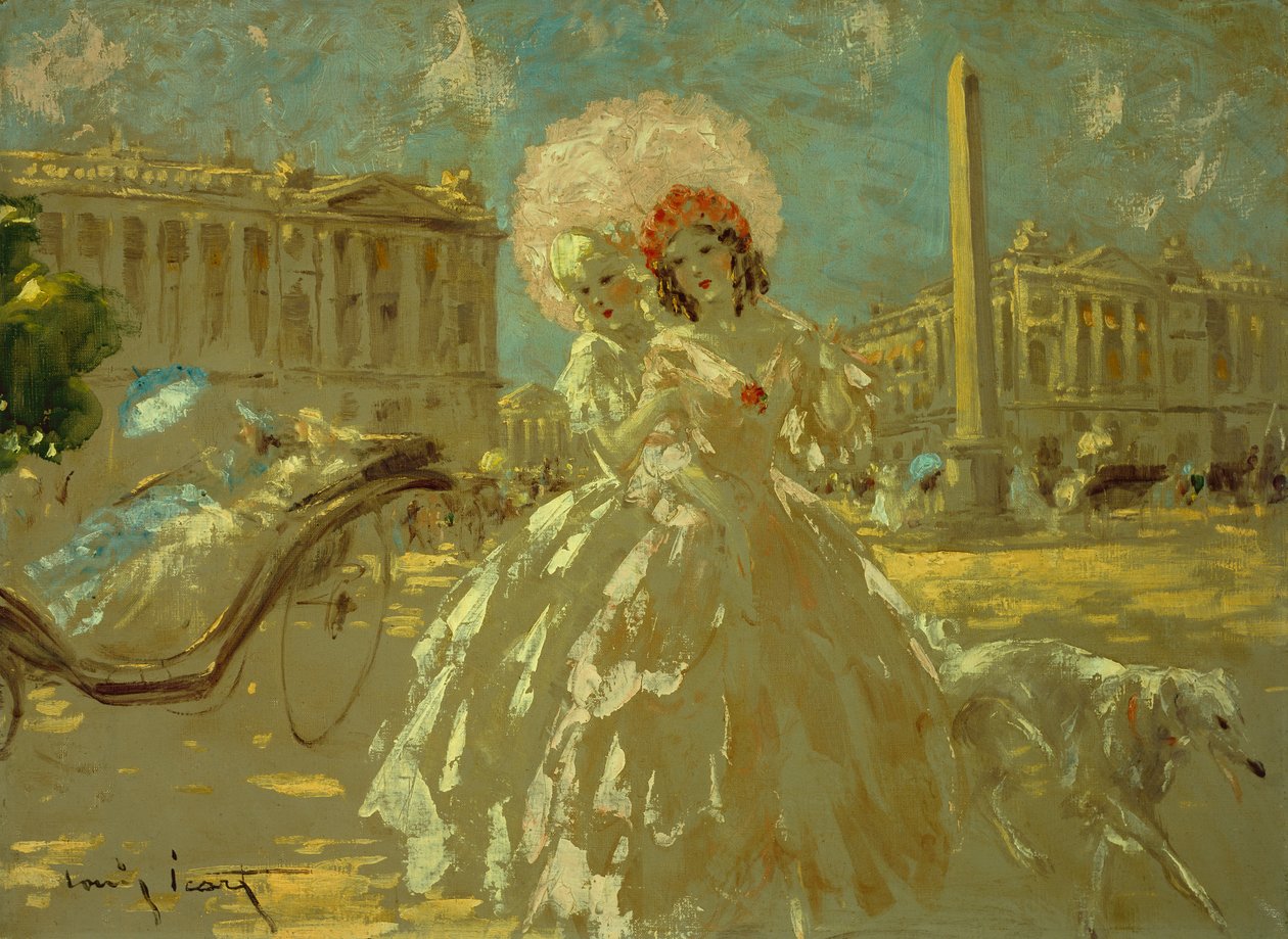 Place de la Concorde door Louis Icart