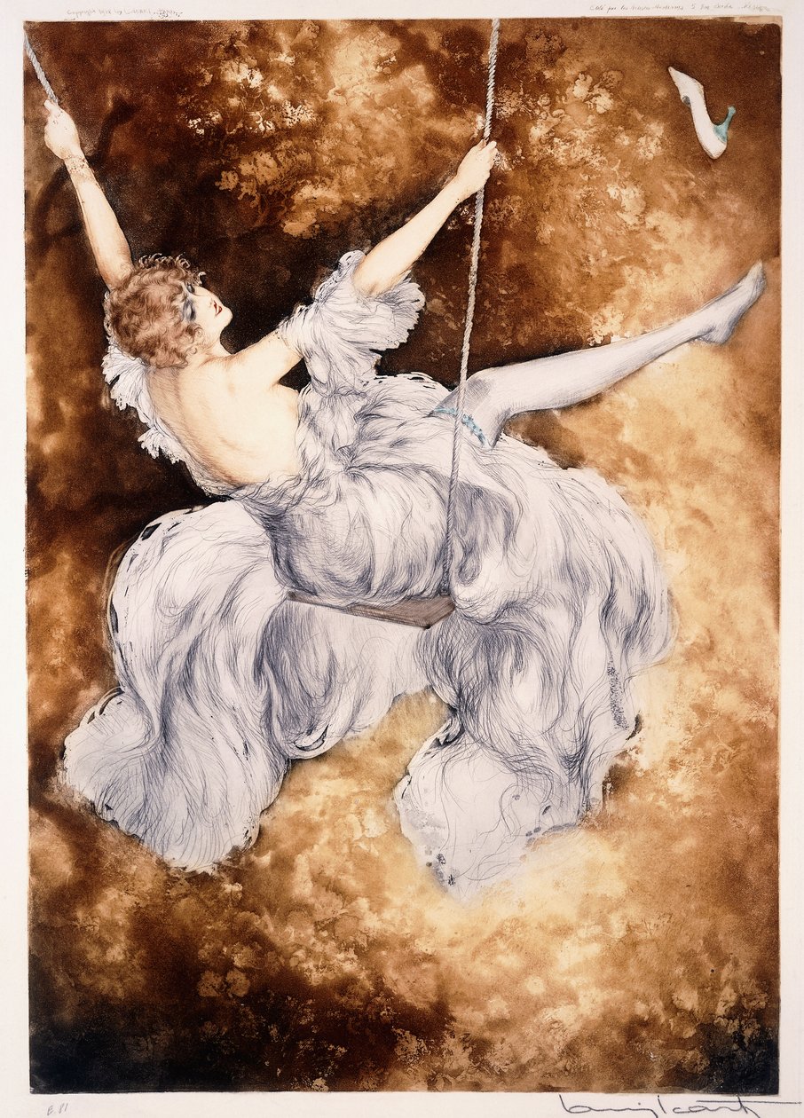 De Schommel door Louis Icart