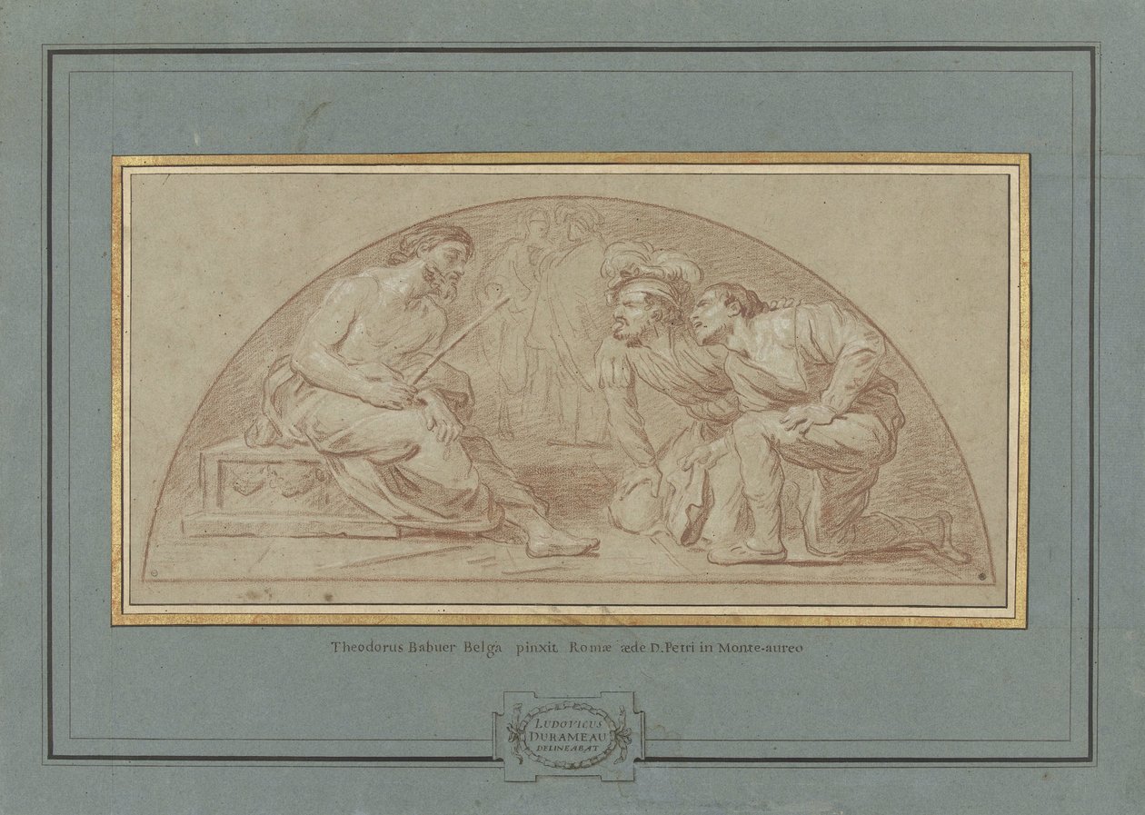 Bespotting van Christus door Louis Jean Jacques Durameau