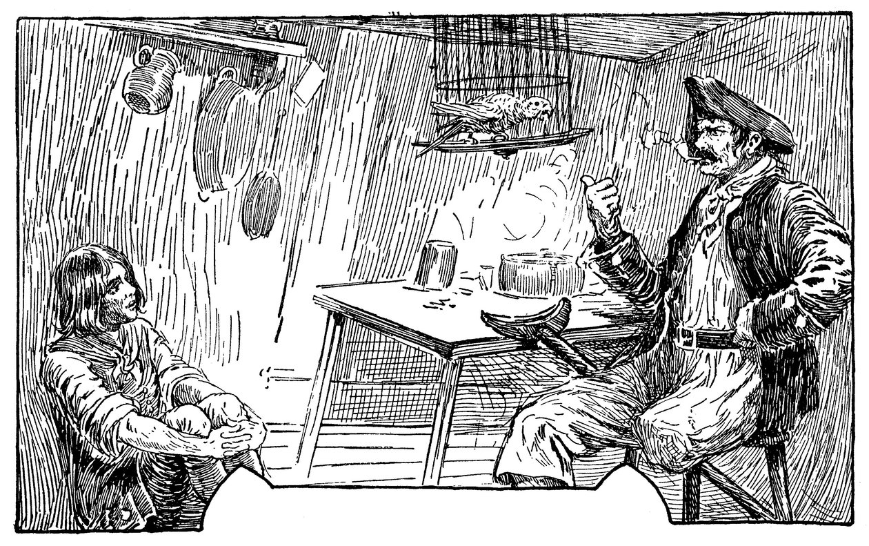 Illustratie door Louis Rhead voor de roman 