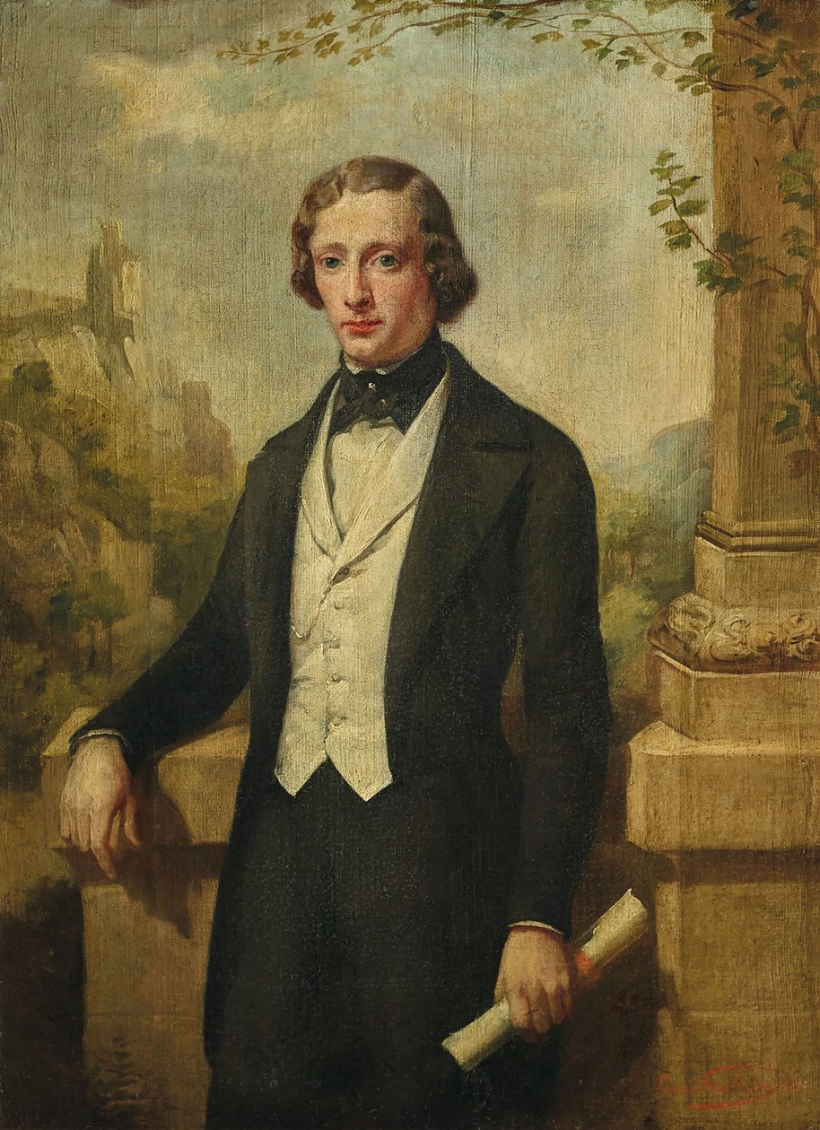 Portret van Frédéric Chopin 1810-1849 door Louis Joseph Gallait