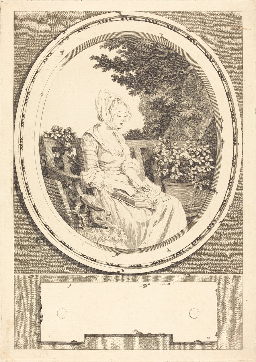 Tot in het kleinste detail door Louis Joseph Masquelier after Pierre Antoine Baudouin