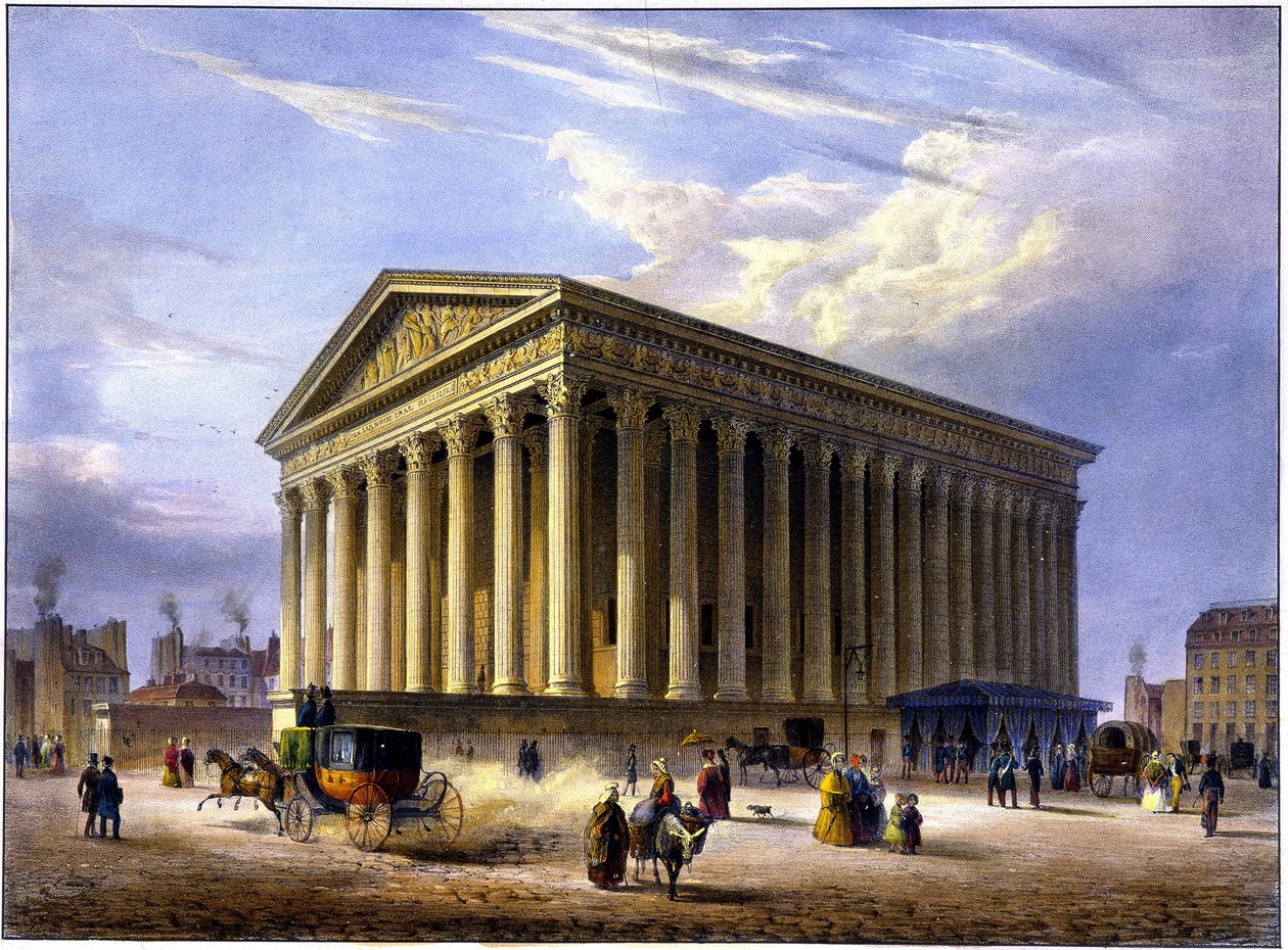 Kerk van de Madeleine door Louis Jules Arnout